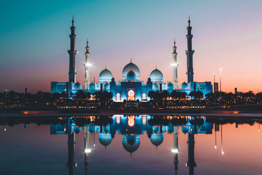 Sheikh Zayed Grand Mosque in Abu Dhabi